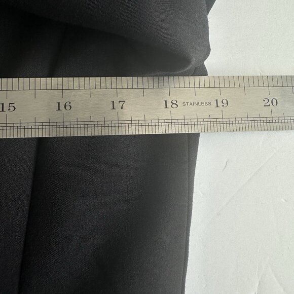 Nine West Womens Two-Button Blazer Sz 4 Black Dark Acedemia Preppy Office Siren - Picture 10 of 12